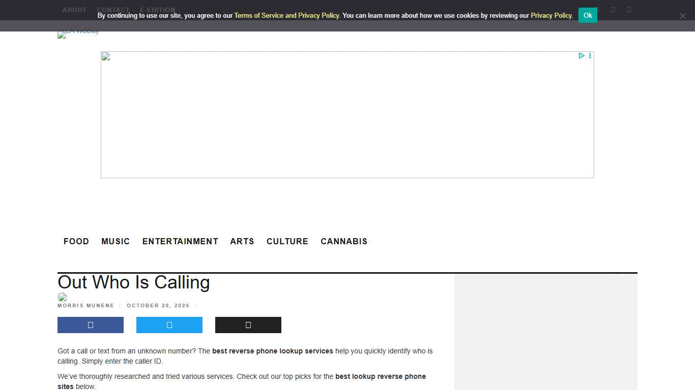 Reverse Phone Lookup: 10 Services To Find Out Who Is Calling - LA Weekly
